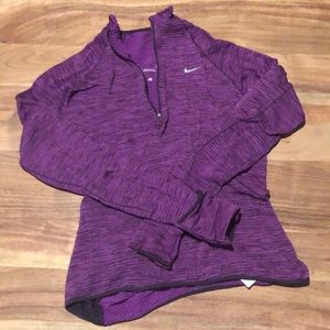 Nike Purple 1/4 Zip Size S